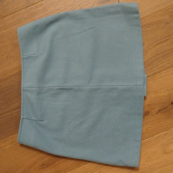 Blue Wool Gap Mini Skirt - Picture 2 of 5